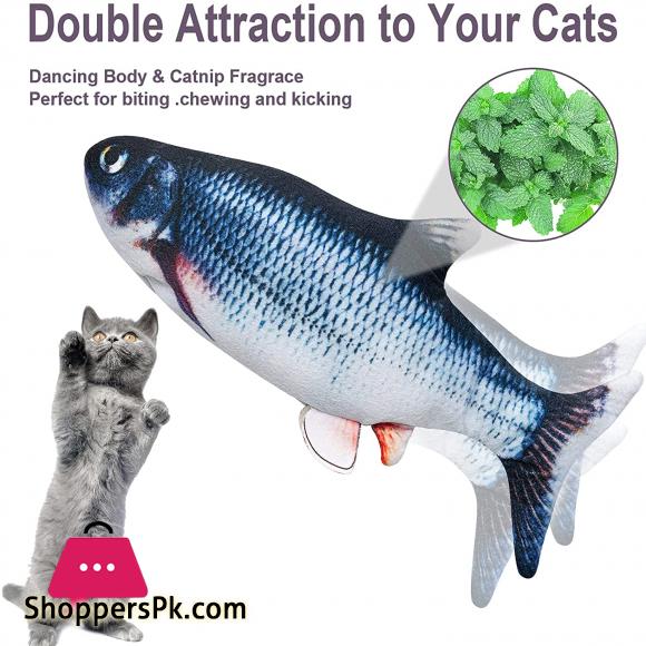 Electric Moving Fish Toy Realistic Interactive Moving Kicker Fish Toy