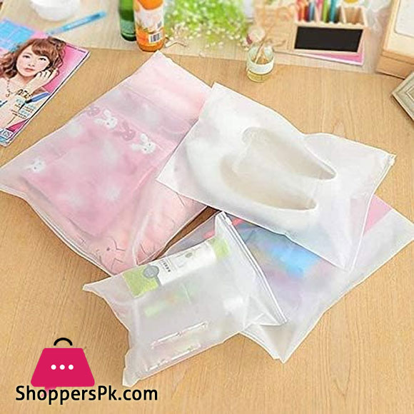 Pack of 25 pcs Food Storage Freezer Bags With Zip lock Slider Suit Packing Bags 12 x 14 Inch