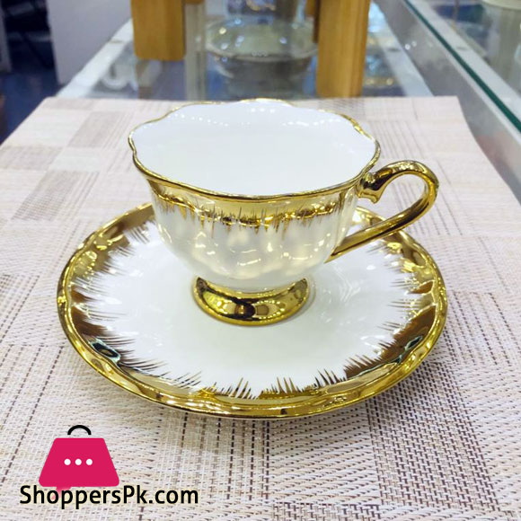 Brilliant Ceramic 6 Piece Tea Cup &amp; Saucer