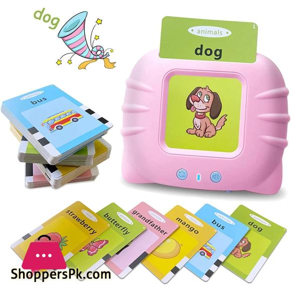 Talking Flash Cards Educational Toys - Talking Flashcards Learning Toys for Toddlers - Montessori Toys Flash Cards for Age 3 4 5 6