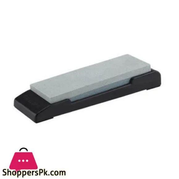 Knife Sharpner Whetstone For Professional Use Extra Fine Grit Medium With Base KN-001