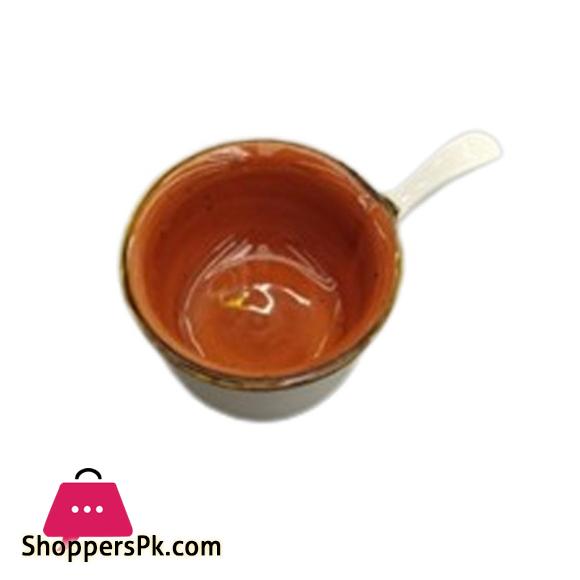 Danny Home Vintage Round Dip Sauce Bowl with Handle CZT03-62