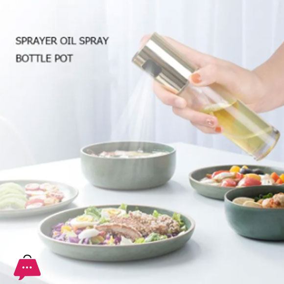 Kitchen Glass Leakproof Oil Spray Bottle Pump For BBQ , Frying , Salad , Baking &amp; Cooking 1900-1