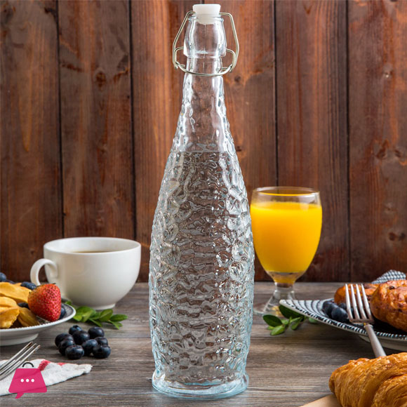Glass Bottle With Swing Lid Glass Container with Swing top