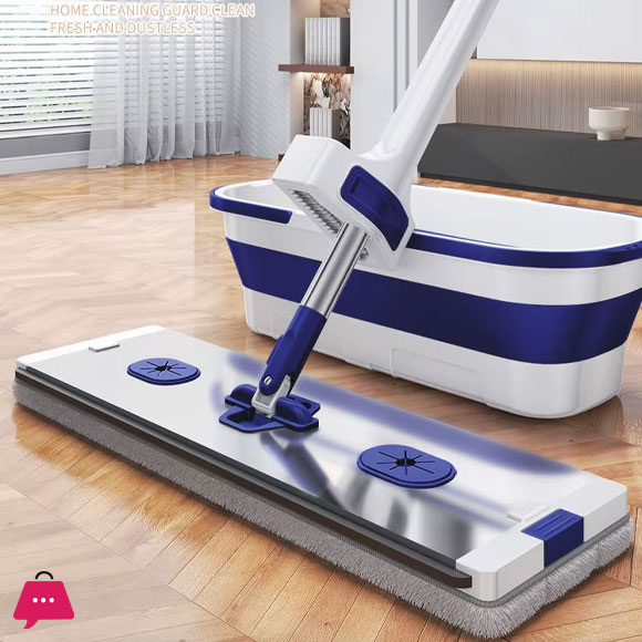 Hands Free Folding Bucket Mop Set
