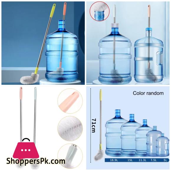 19LTR Water Can Cleaning  Brush 360° Rotating Long Handle Cleaner Brush