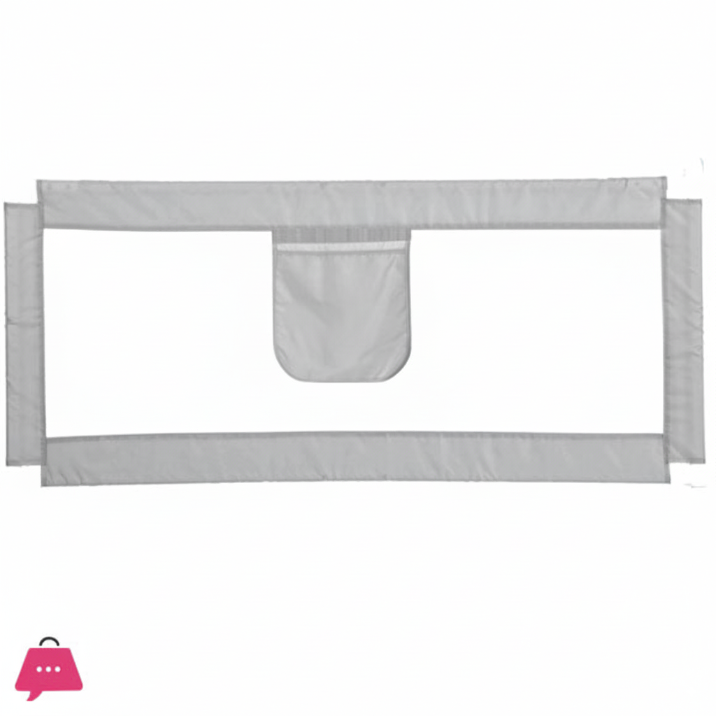 Shopino Baby Bed Rail Cloth 1-Pcs  Bed Rail Safety Net
